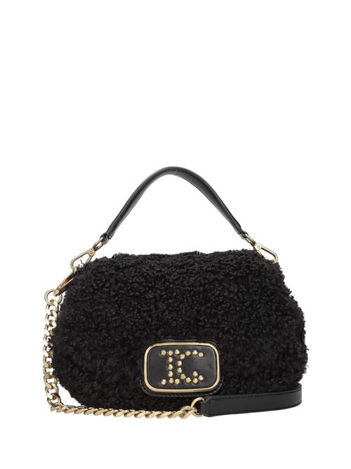 Faux fur bag LA CARRIE | TEDDY MED.HAND BAGNERO